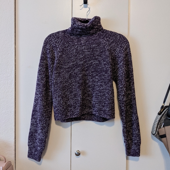 Purple Turtleneck Sweater - Picture 2 of 4